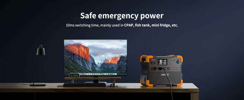 PECRON E1500LFP - Kraftstation för alla situationer (2200W | 1536Wh)