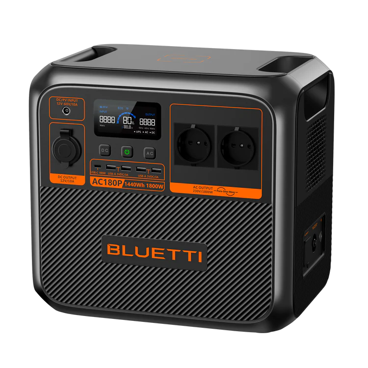 Bluetti AC180P – Zuverlässiges Kraftwerk (1800W | 1440Wh)