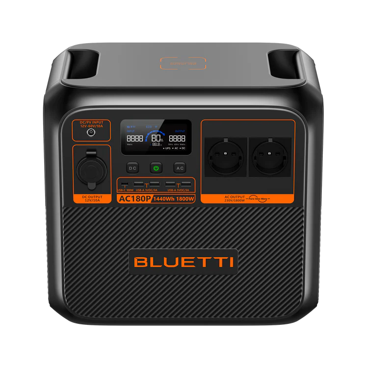 Bluetti AC180P - Reliable Power Station (1800W | 1440Wh)