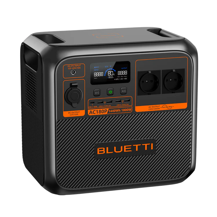 Bluetti AC180P - Reliable Power Station (1800W | 1440Wh)