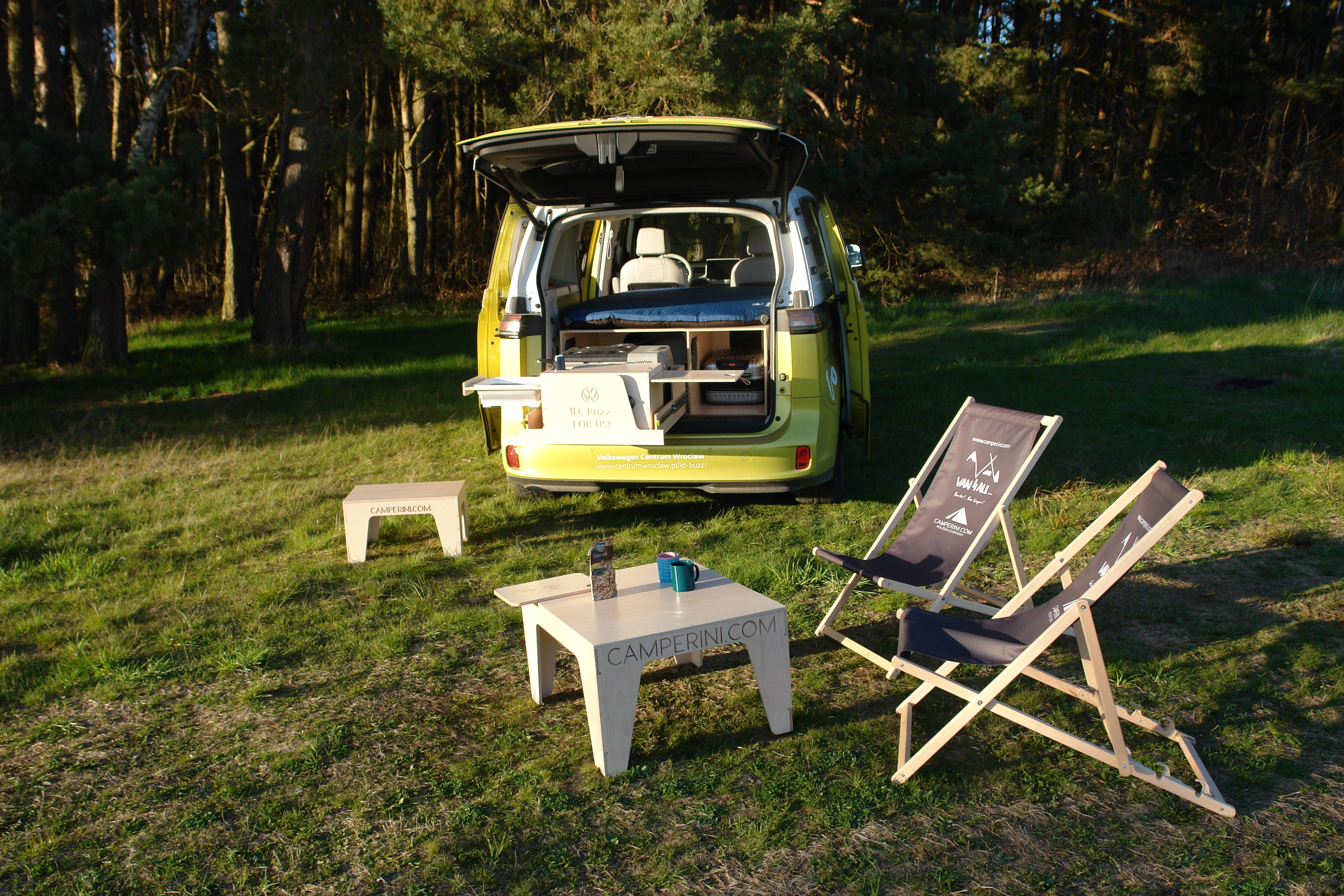 Camperini California Love – Husbilsmodul för VW ID Buzz & mer (allt ingår)