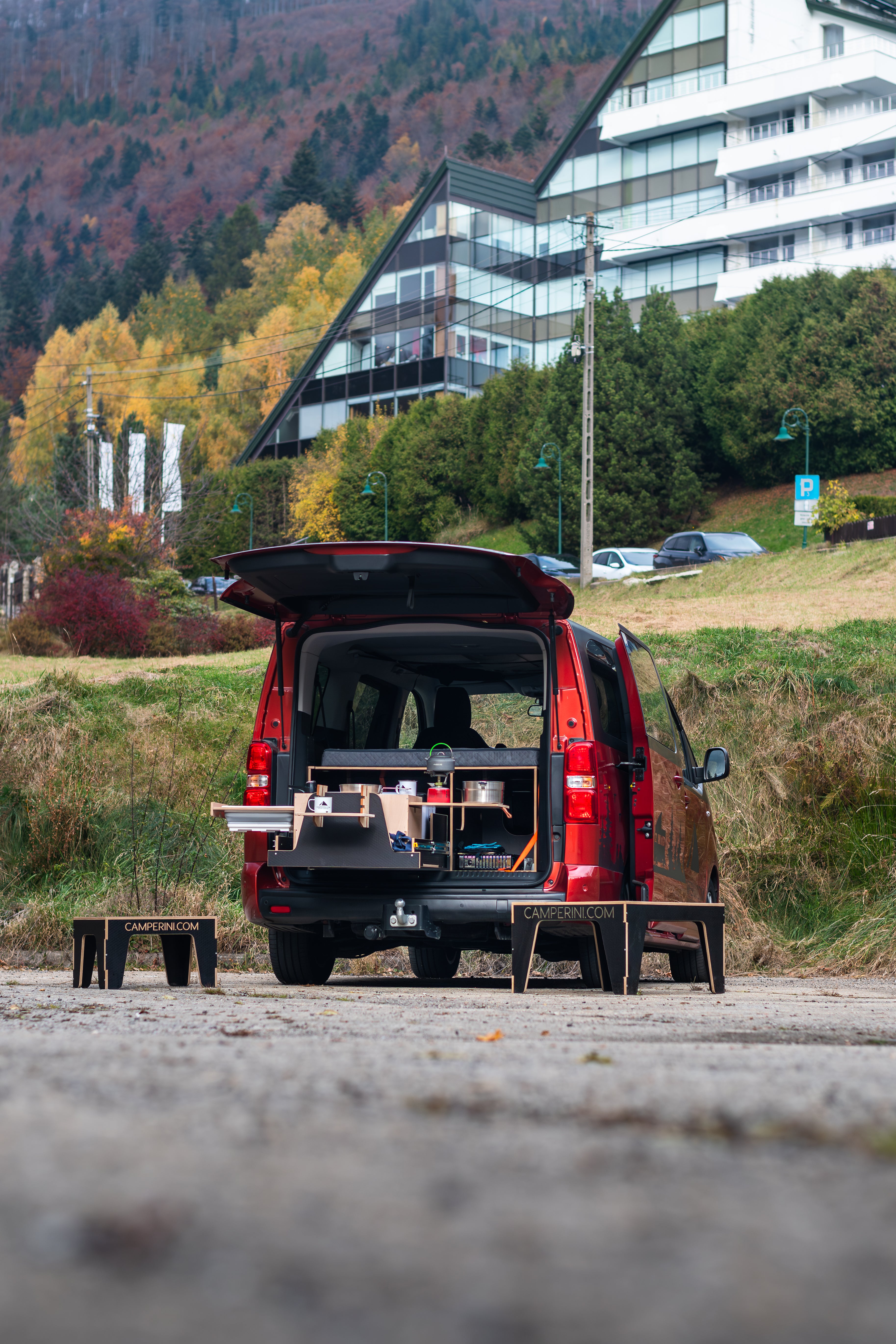 Camperini California Love – Husbilsmodul för VW ID Buzz & mer (allt ingår)