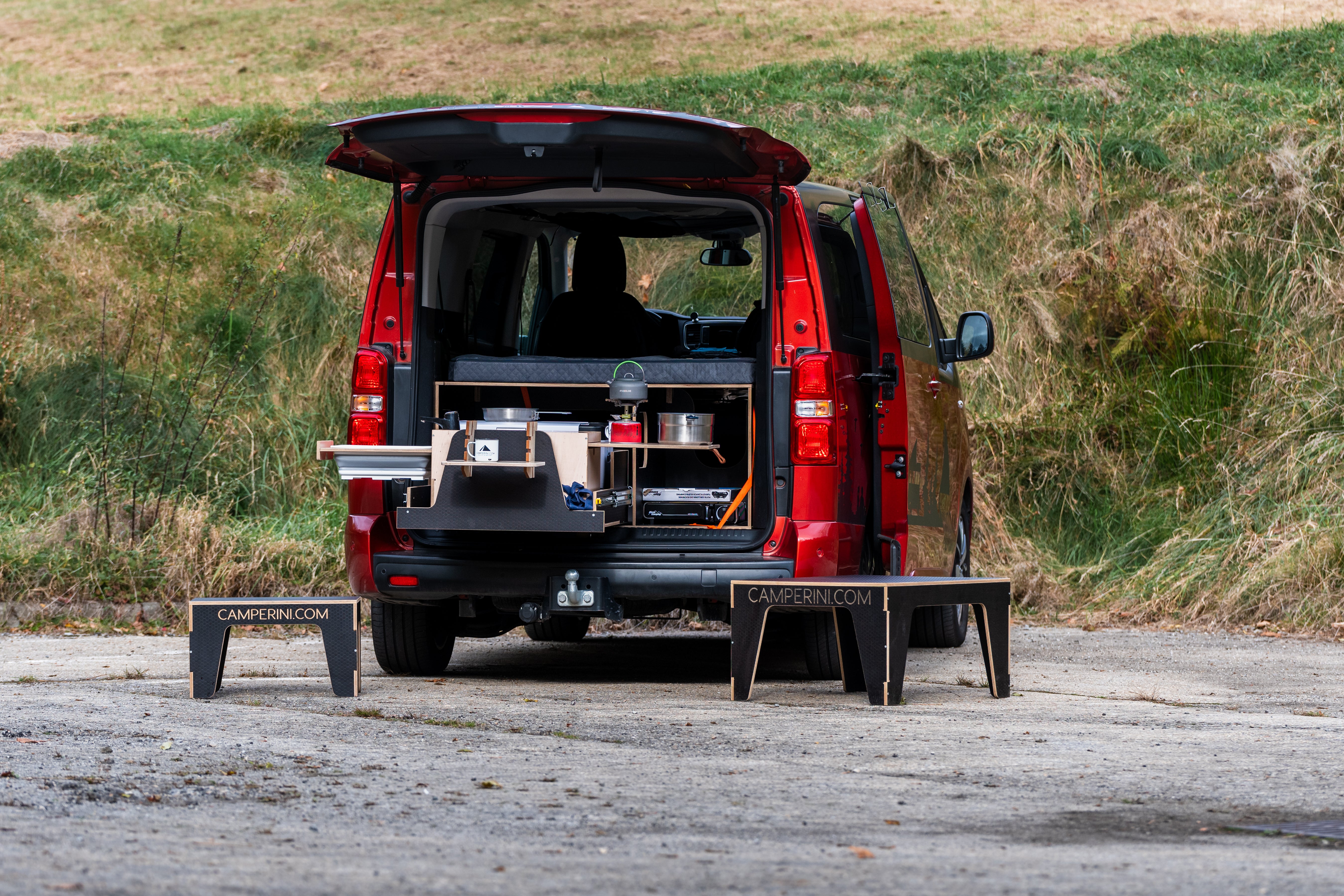 Camperini California Love – Husbilsmodul för VW ID Buzz & mer (allt ingår)