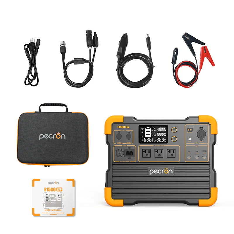 PECRON E1500LFP - Kraftstation för alla situationer (2200W | 1536Wh)