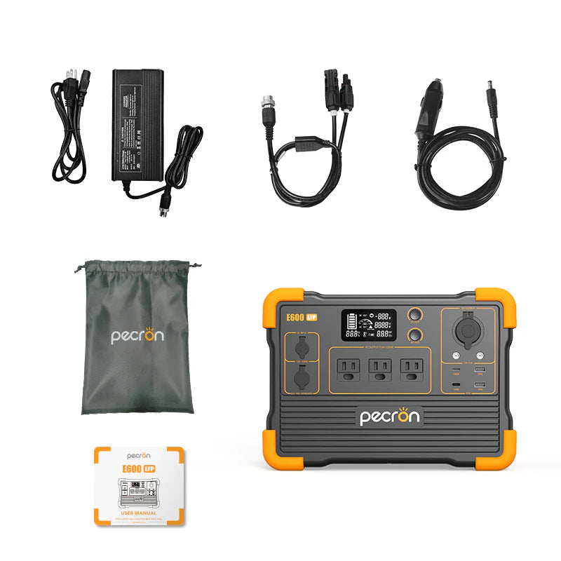 PECRON E600LFP - Lättviktskraftverk (1200W | 614Wh)