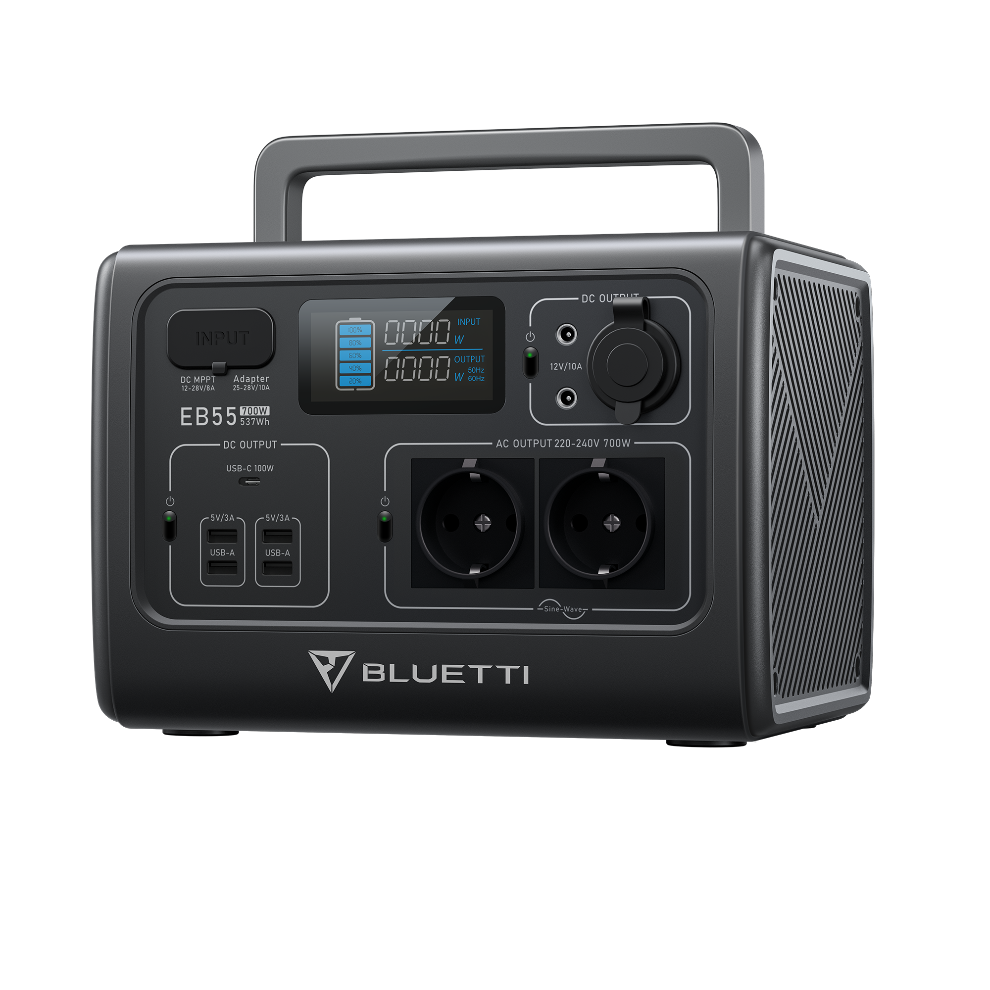 Bluetti EB55 700W 537Wh - Portable Power Station for any purpose