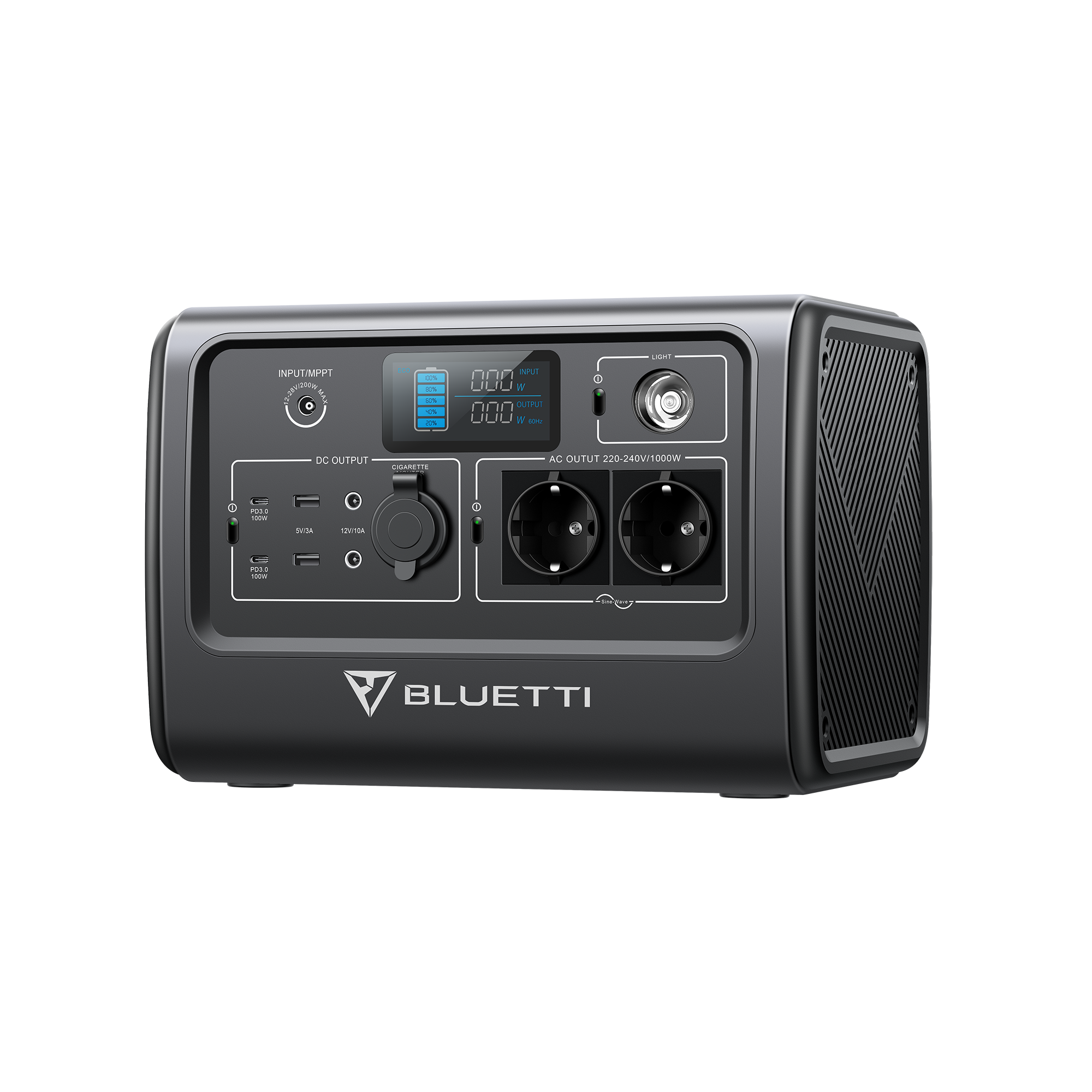 Bluetti EB70 1000W 716 Wh Portable Power Station - Powerful and Portable Energy