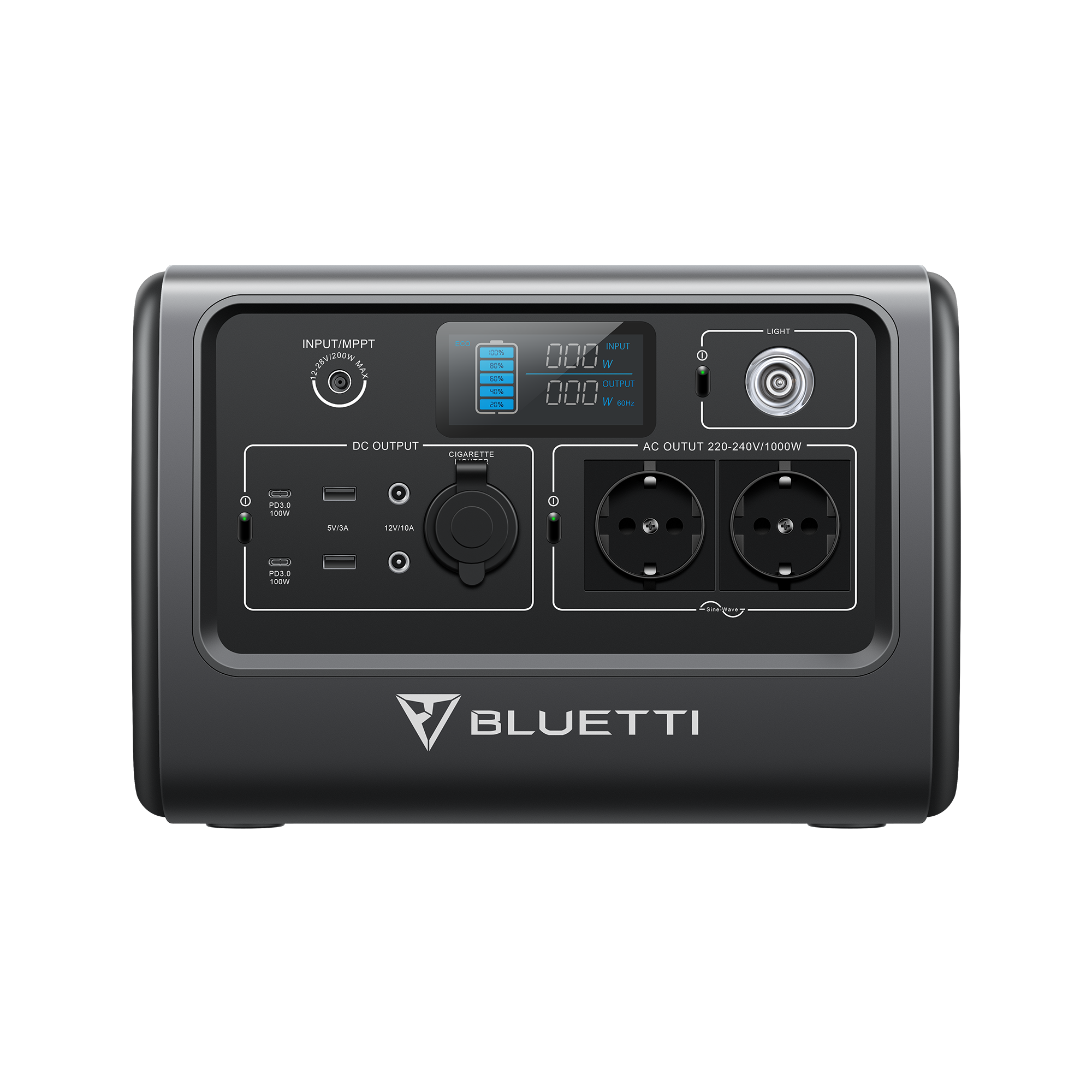 Bluetti EB70 1000W 716 Wh Portable Power Station - Powerful and Portable Energy