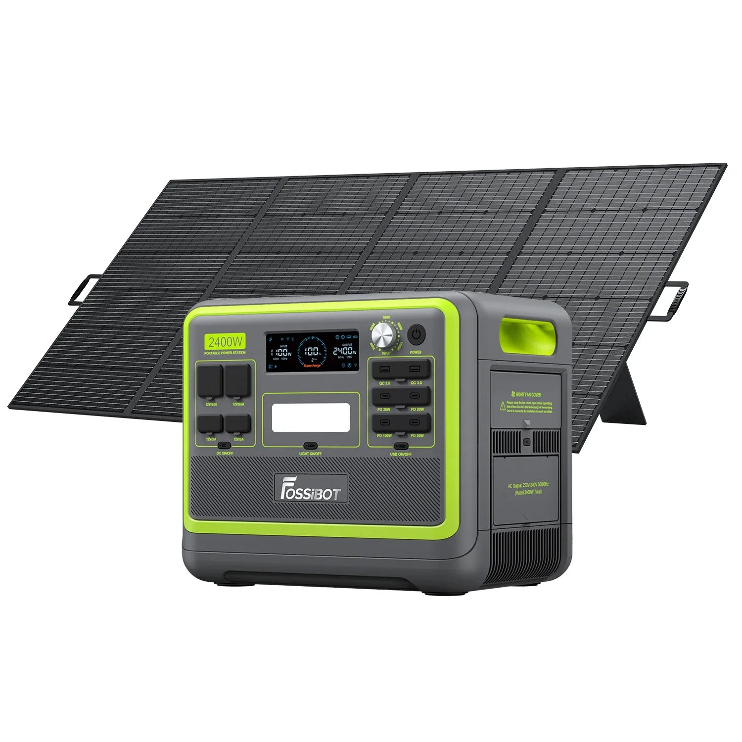 FOSSiBOT F2400 Portable Power Station 2,400W 2,048Wh