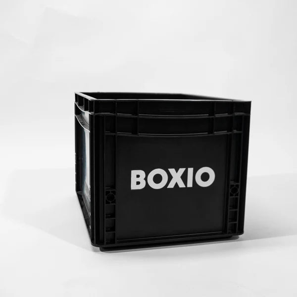 Eurobox „BOXIO“ mit Bohrungen für BOXIO – WC & WASCHANLAGE