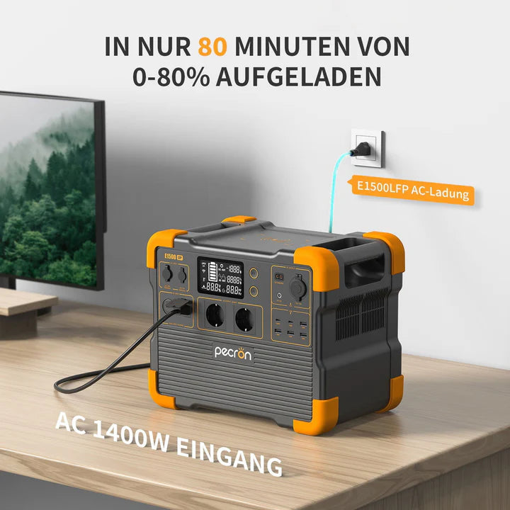 PECRON E1500LFP - Kraftstation för alla situationer (2200W | 1536Wh)