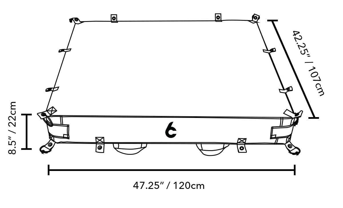 C6 Rev tent - all-in-one roof tent package