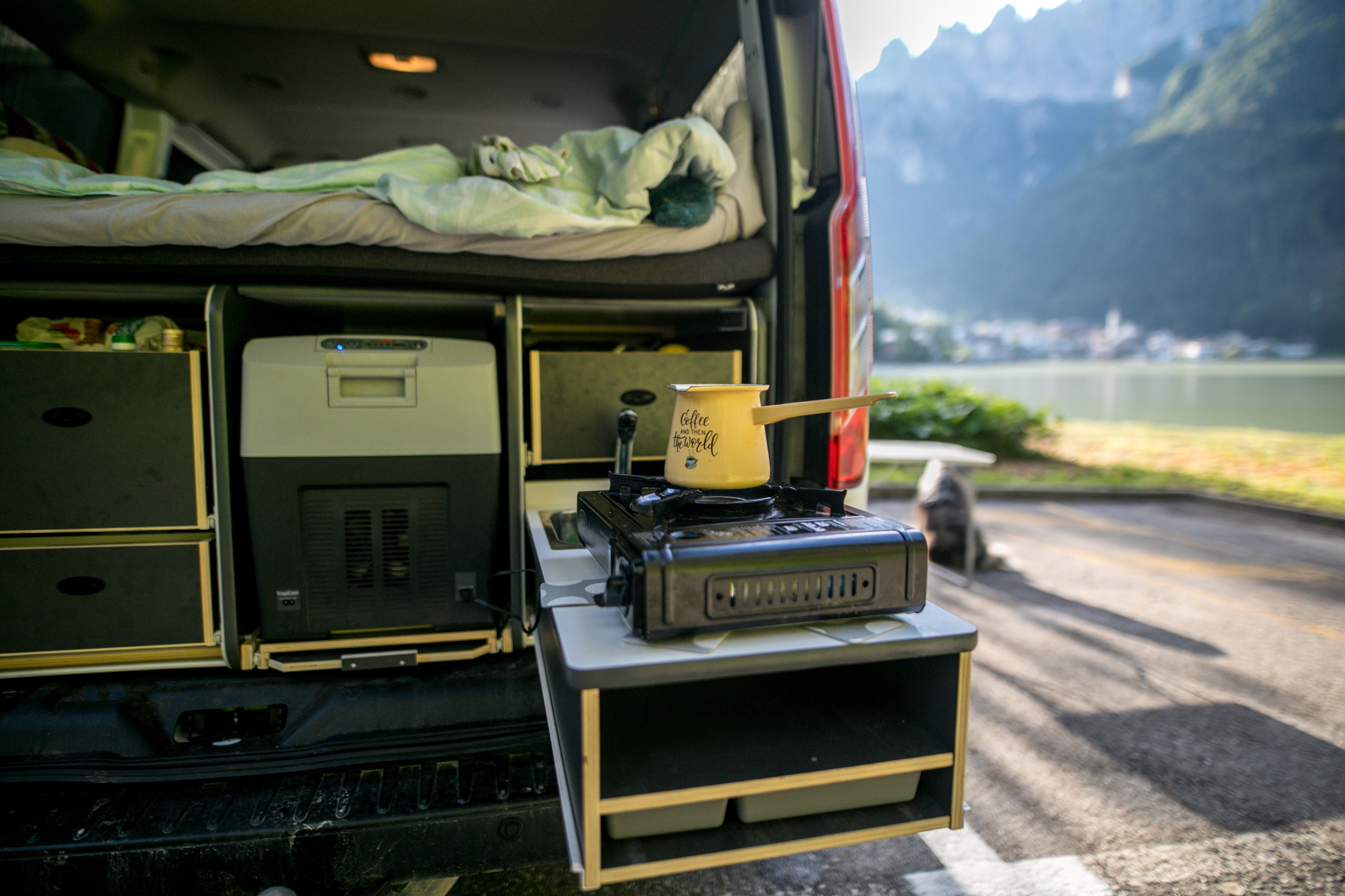 FLIP Camping Box - Compact Car-to-Campervan conversion kit 