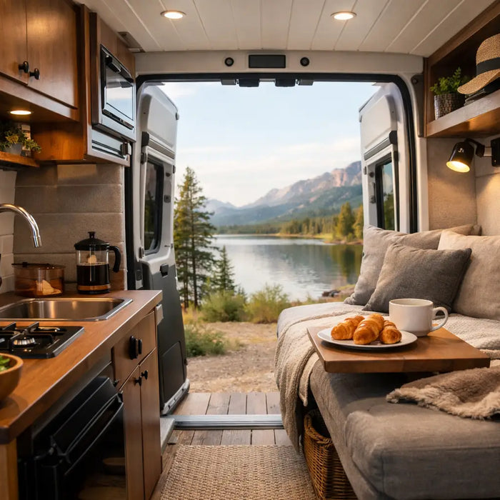 Sådan indretter du en campervan rigtigt