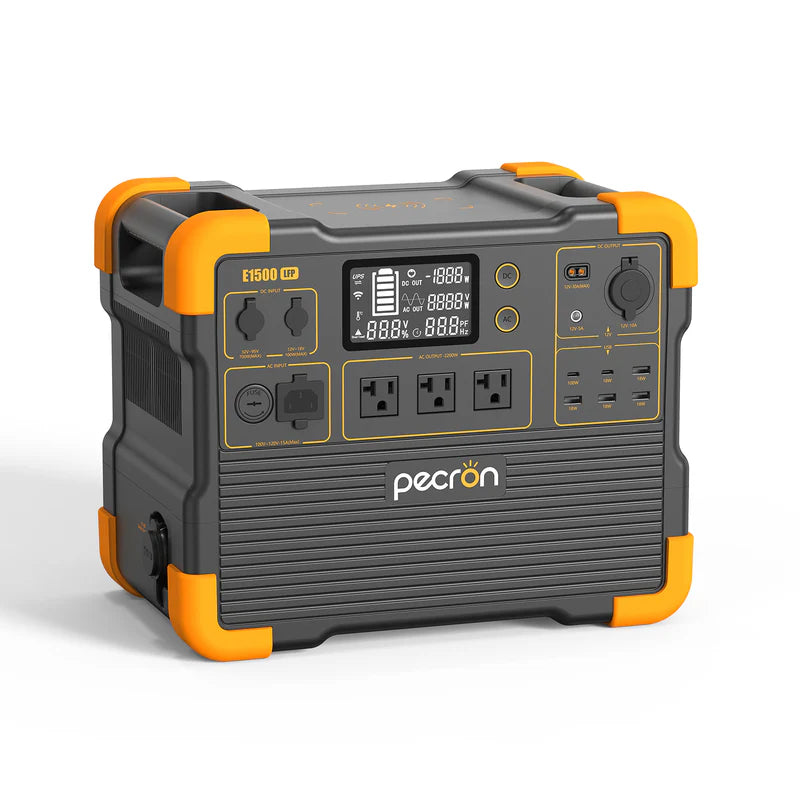 PECRON E1500LFP Power Station 2200W 1536Wh