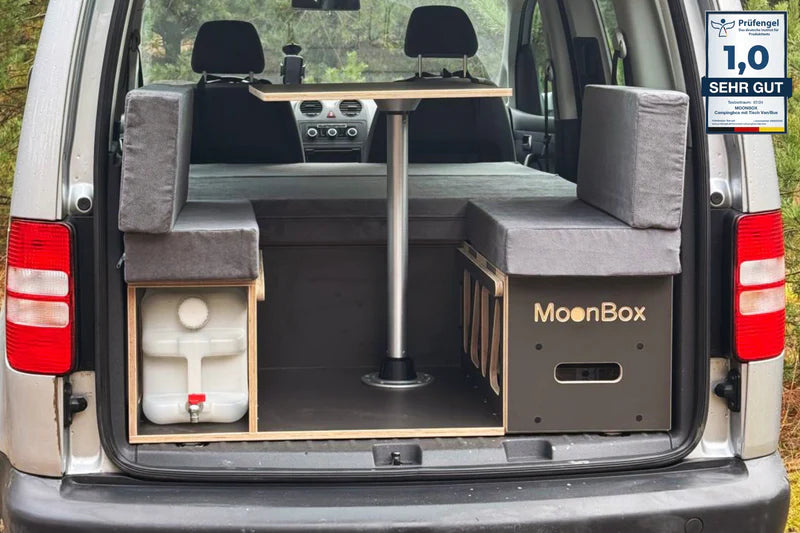 MOONBOX 115 Modify – Campervan-Modul mit Sitzgruppe