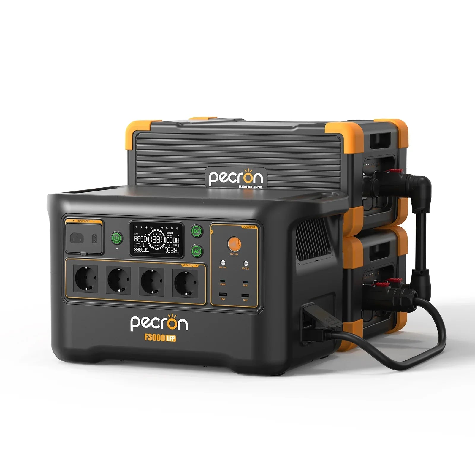 PECRON F3000LFP Portable Power Station 3072Wh