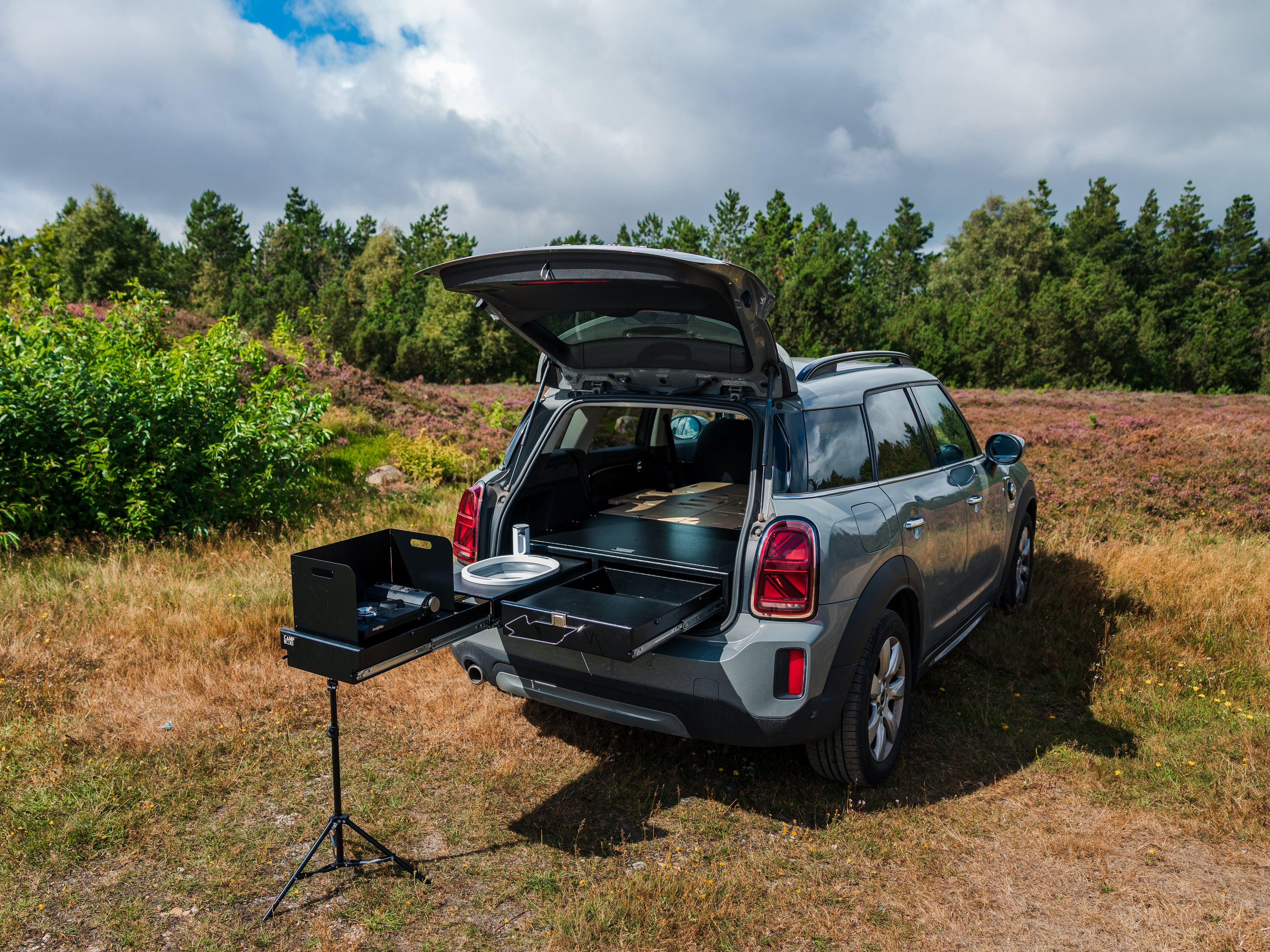 CampBoxi Kitchenfit - Allt-i-ett Camper Box för vardagsbilar