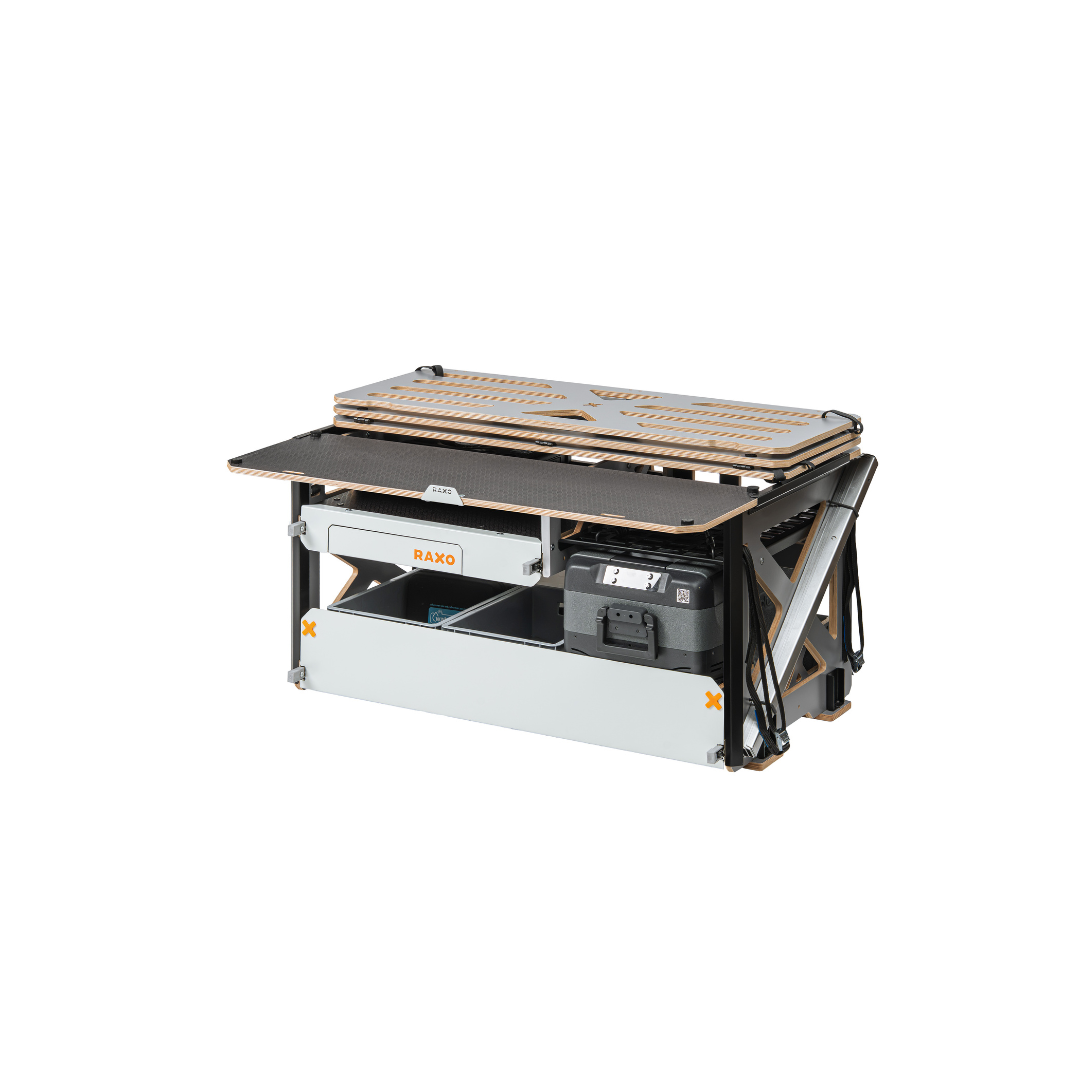 RAXO BASE X Campervan Modul | Seng & Køkken til Van