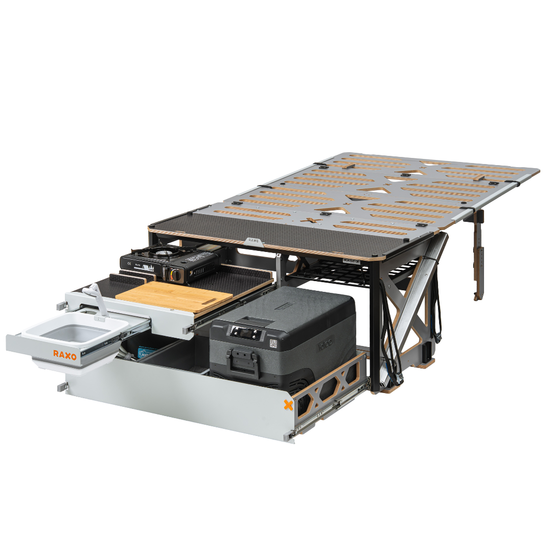 RAXO BASE X Campervan Modul | Seng & Køkken til Van