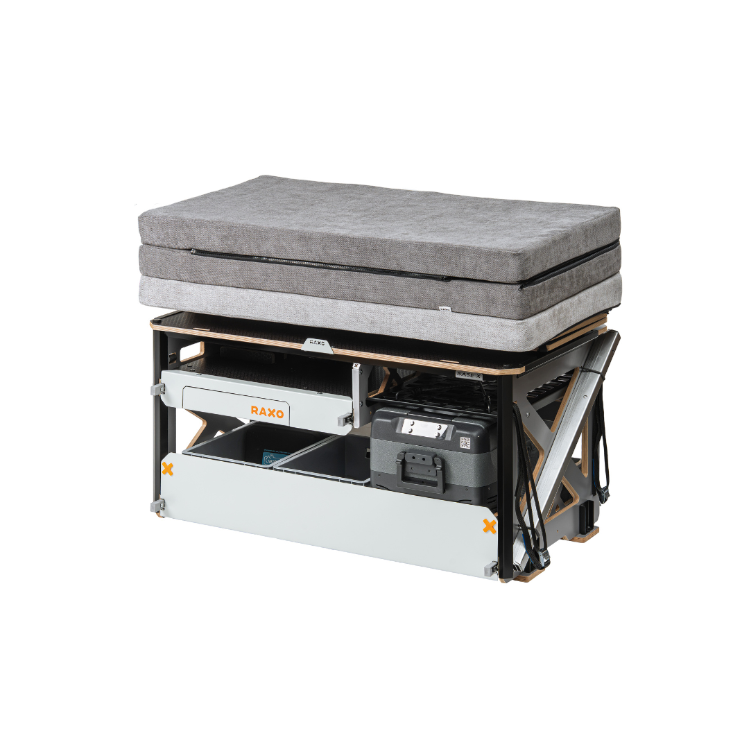 RAXO BASE X Campervan Modul | Seng & Køkken til Van