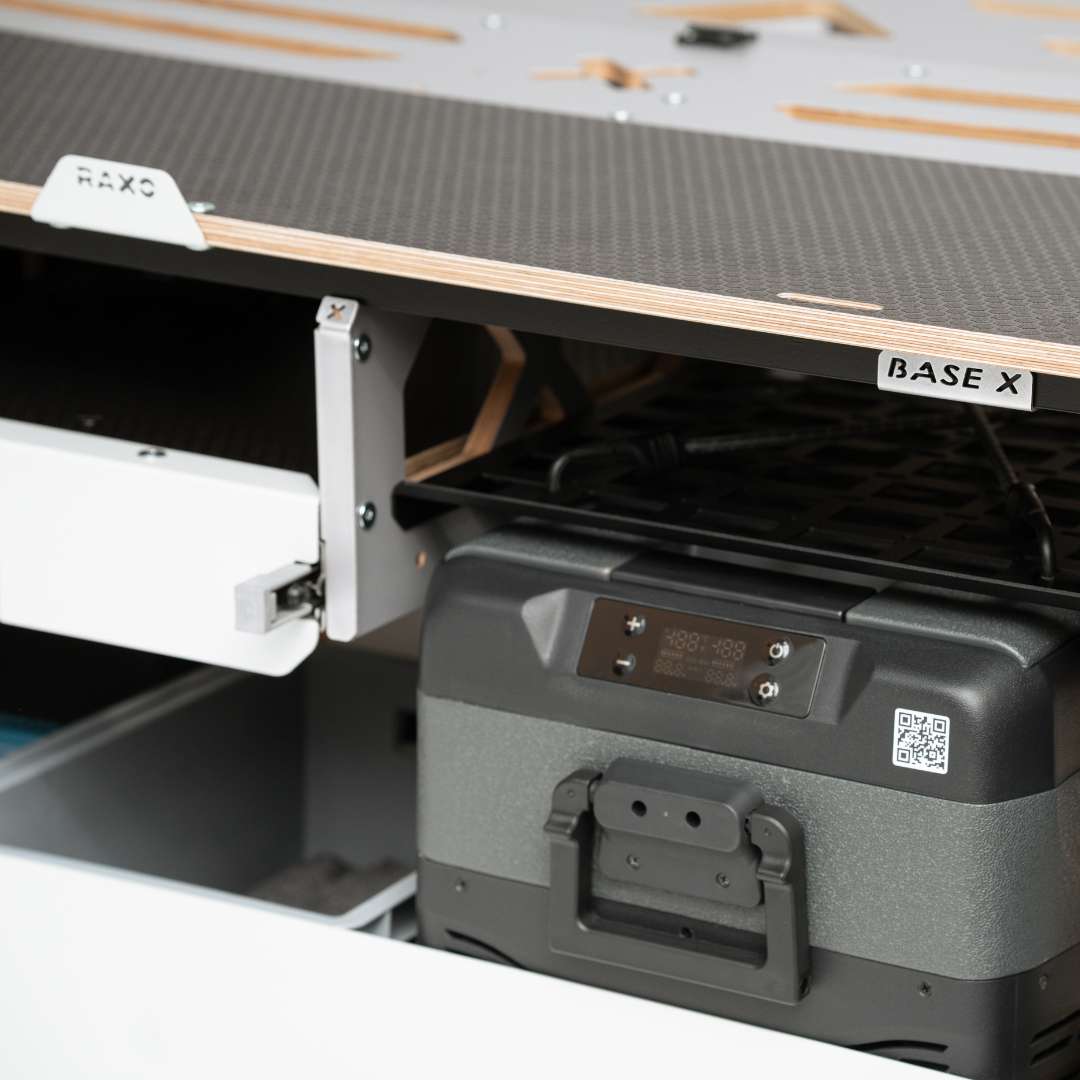 RAXO BASE X Campervan Modul | Seng & Køkken til Van