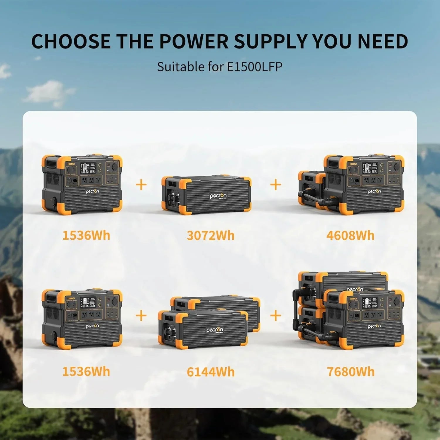 PECRON EP3000-48V 3072Wh Expansion Battery