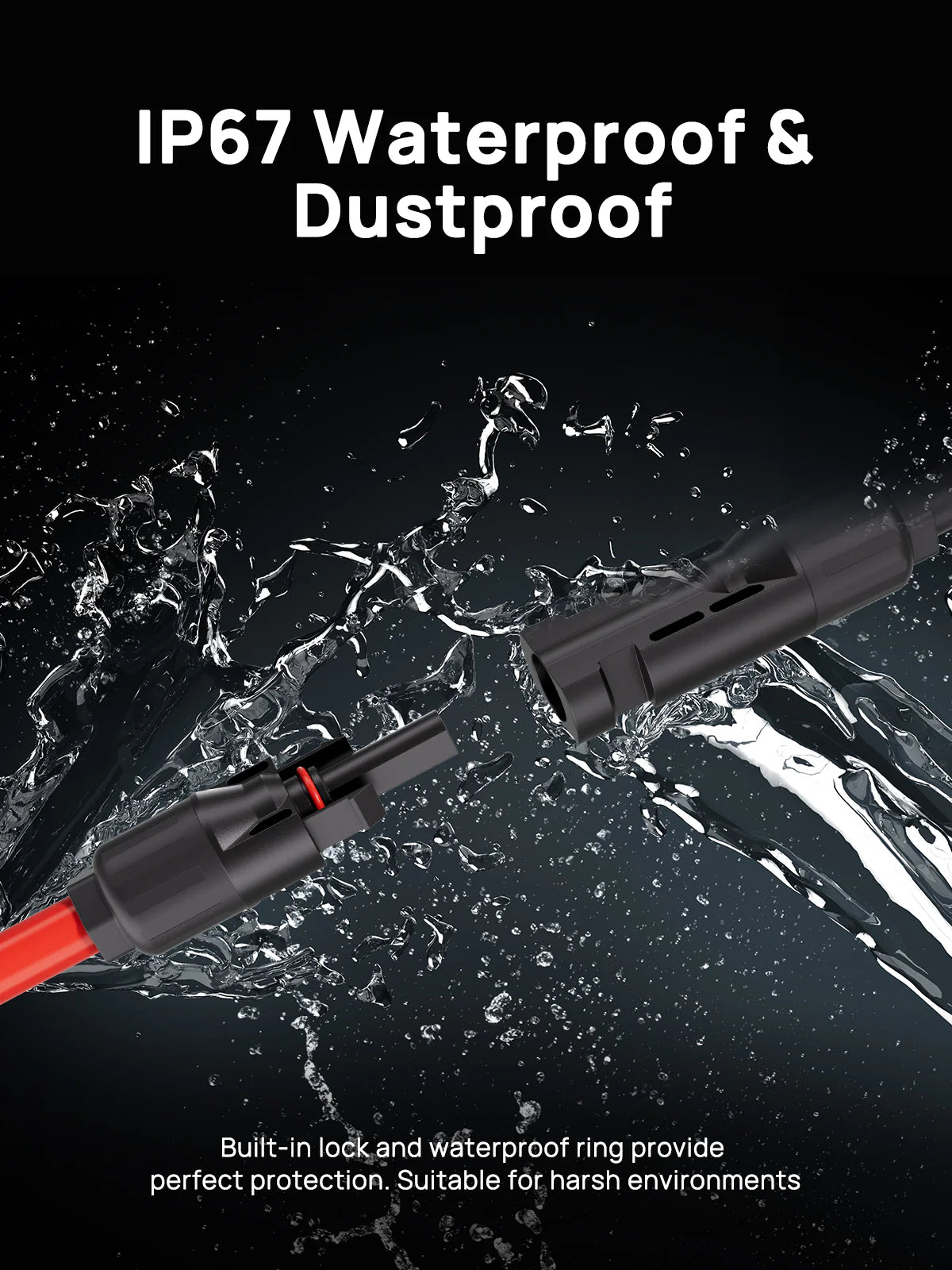 AFERIY forlængerkabel til solcellepaneler 5M/10M