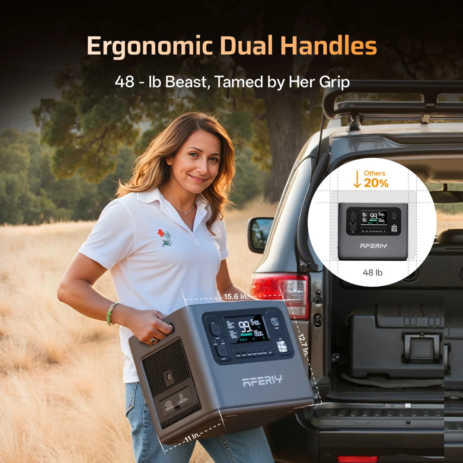 AFERIY P280 Power Station (2800W, 2048Wh to 10240Wh)