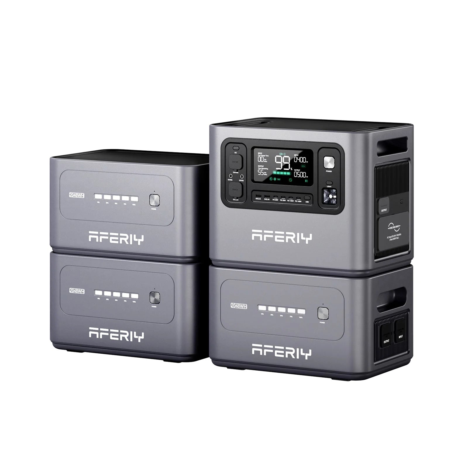 AFERIY P280 Power Station (2800W, 2048Wh to 10240Wh)