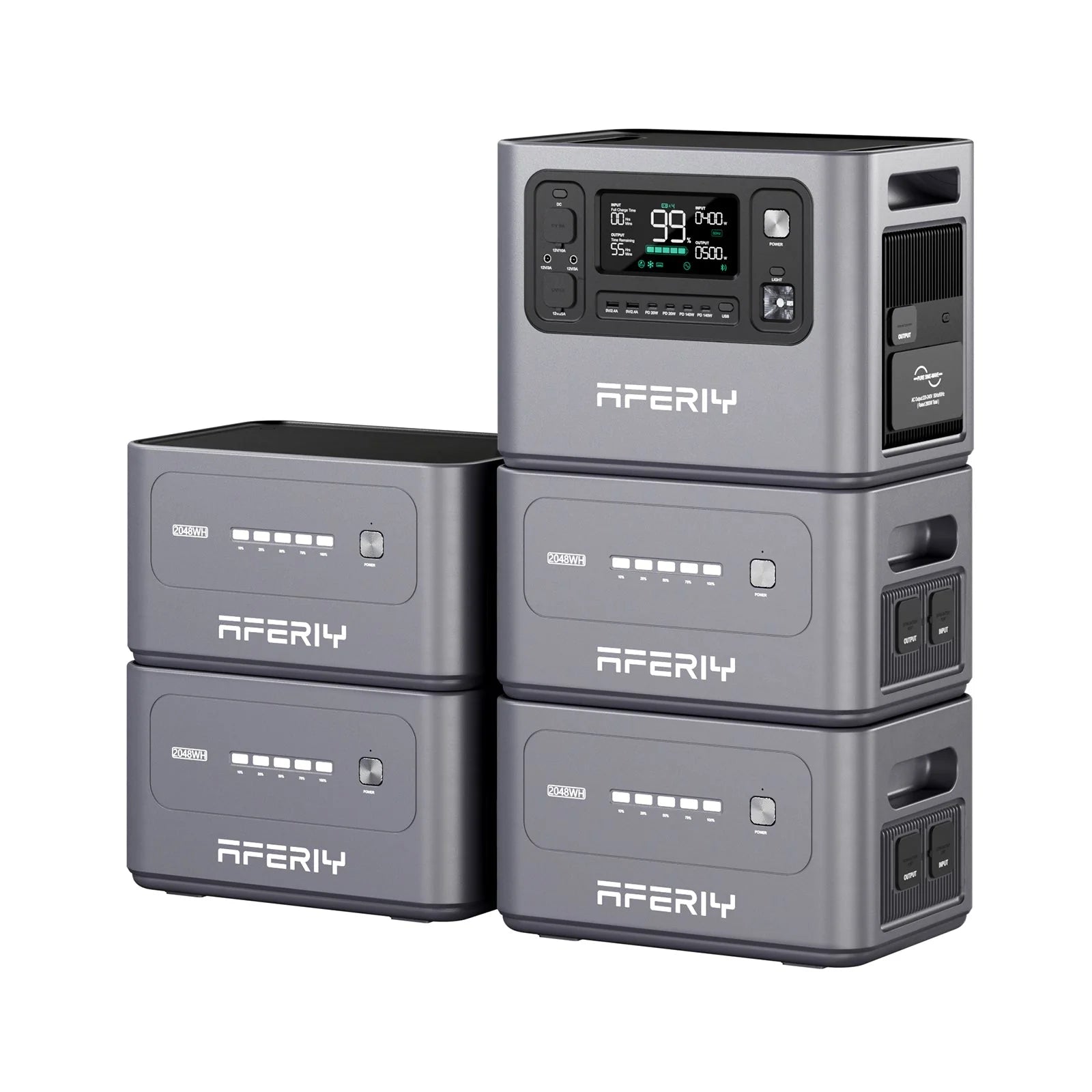AFERIY P280 Power Station (2800W, 2048Wh to 10240Wh)