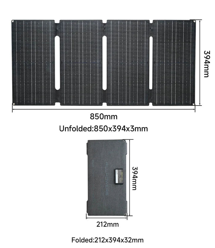 ALLPOWERS SOLAX SE60 Solar Panel 60W