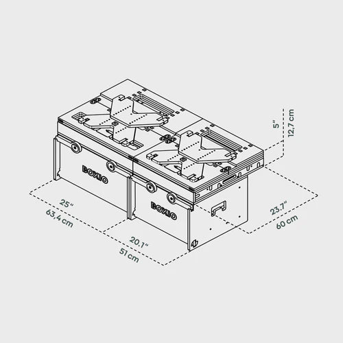 BOXIO RACK BOX + BED BUNDLE
