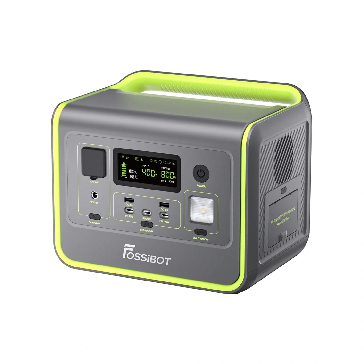 FOSSiBOT F800 Transportabel Power Station 800W 512Wh