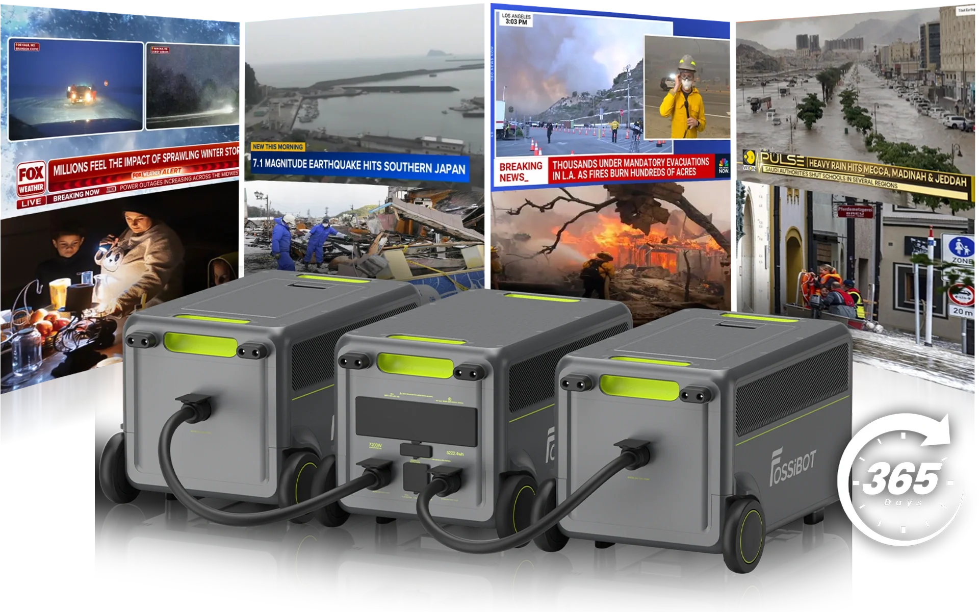 FOSSiBOT F7200 Transportabel Power station 5222.4Wh | 7200W