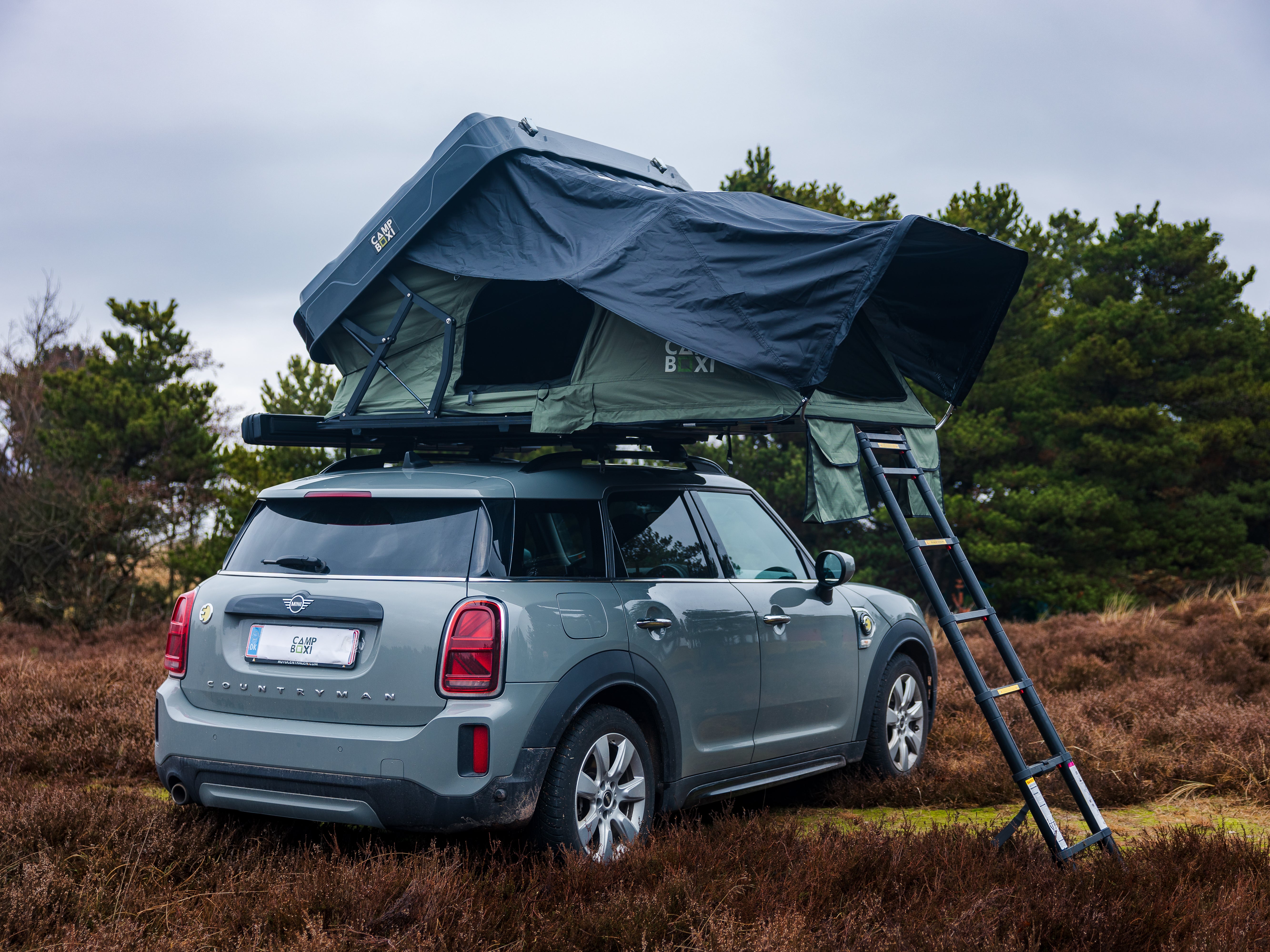 CampBoxi Nest 160 roof tent - All-in-one roof tent | Hydraulic opening | integrated window bars | comfort mattress