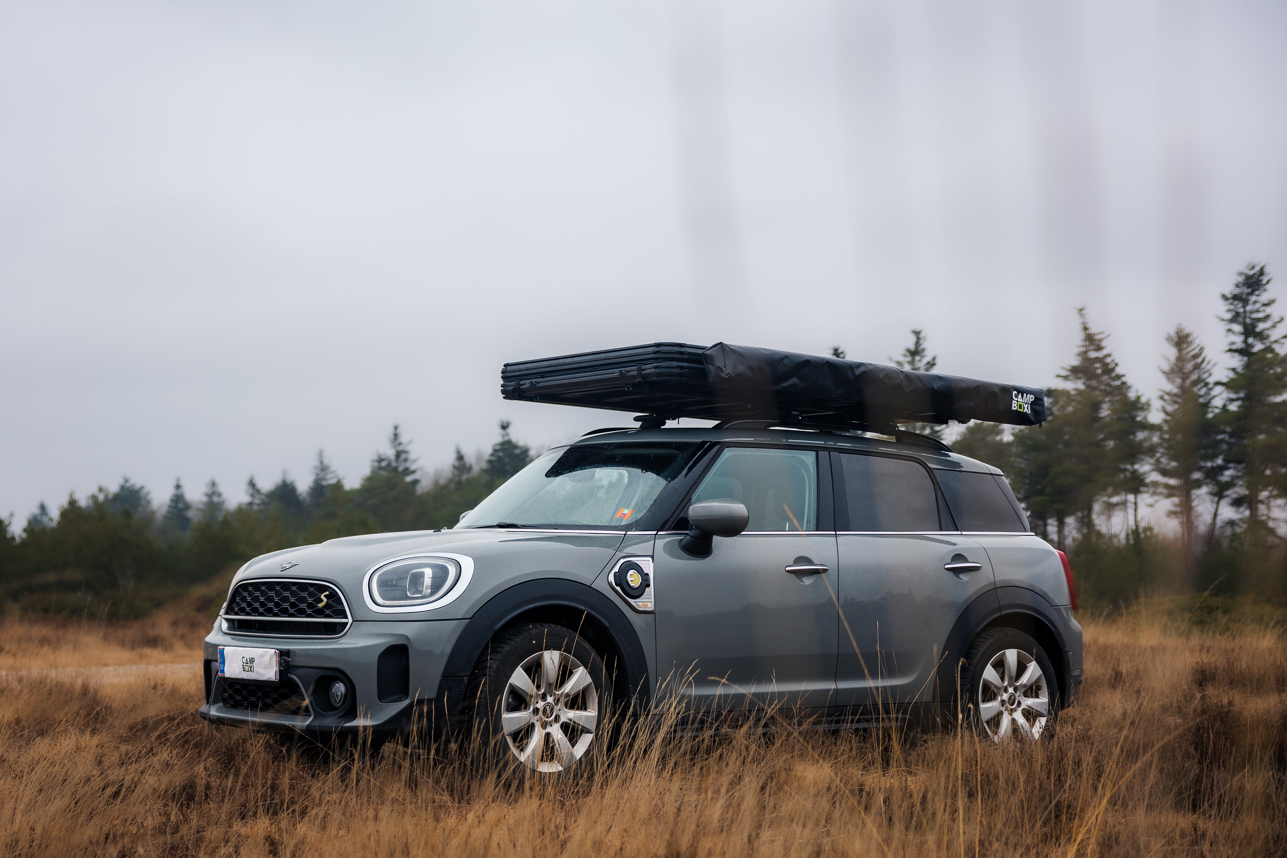CampBoxi Aero 130 roof tent - Hard-shell aluminum roof tent
