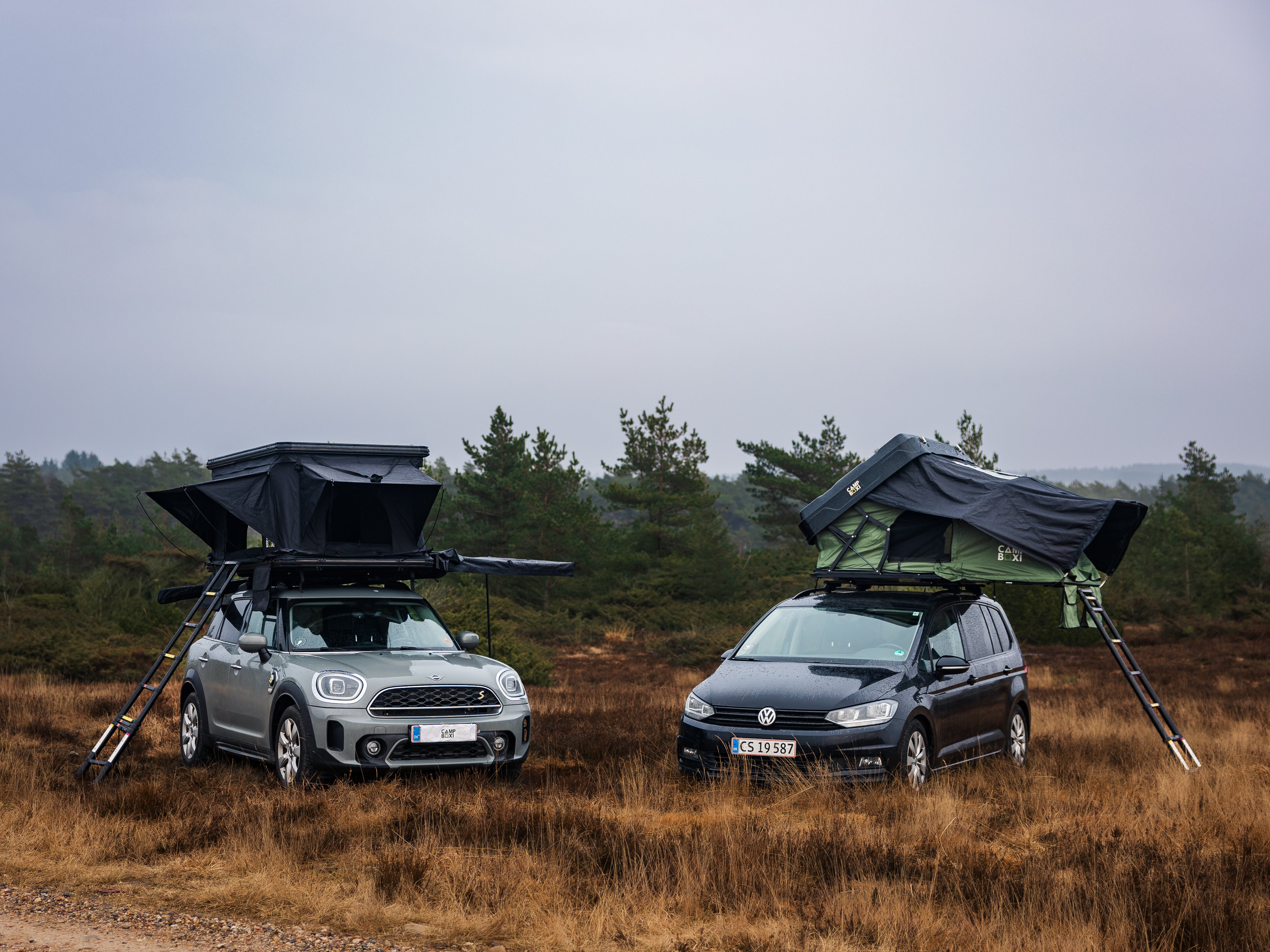 CampBoxi Nest 160 roof tent - All-in-one roof tent | Hydraulic opening | integrated window bars | comfort mattress