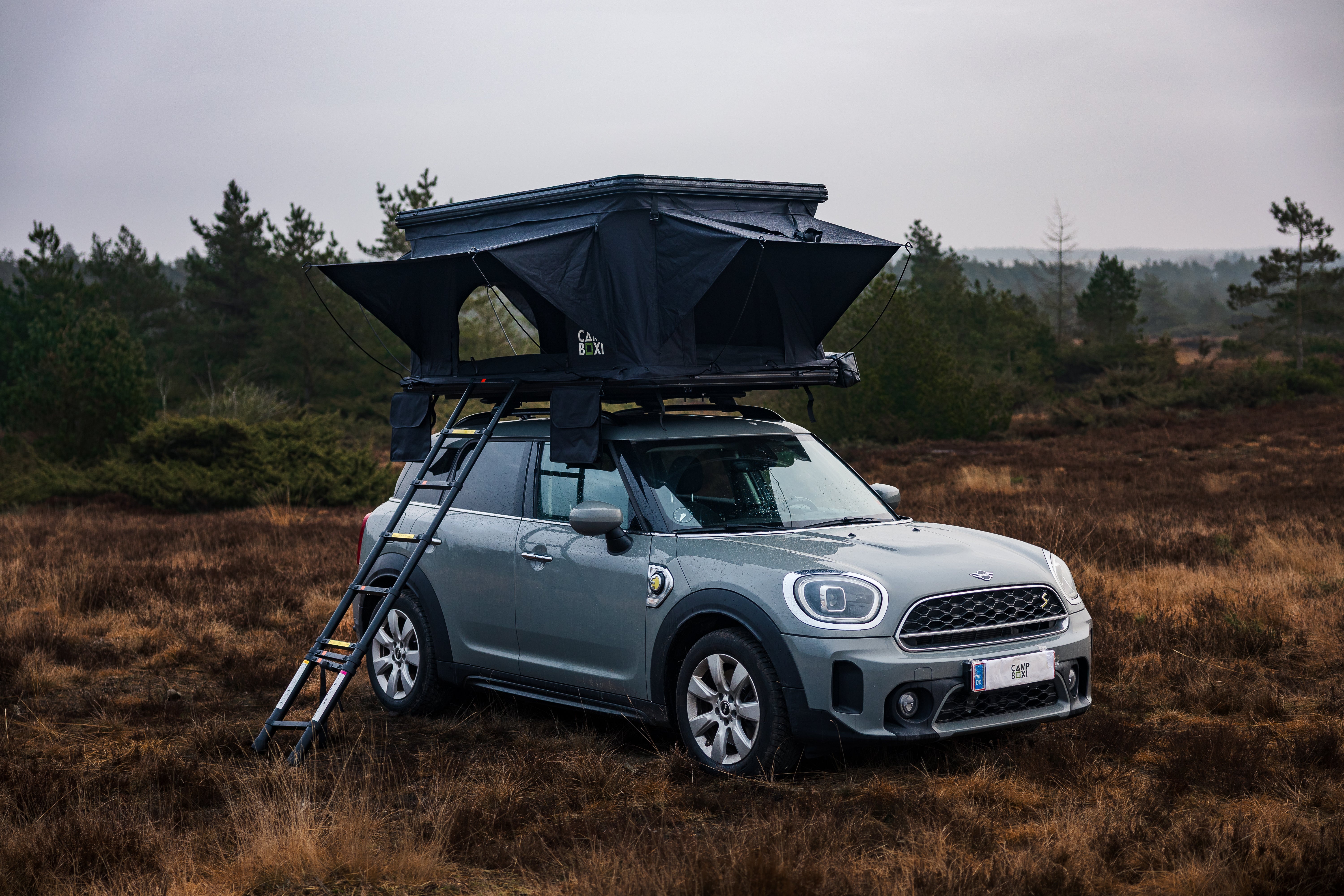 CampBoxi Aero 130 roof tent - Hard-shell aluminum roof tent