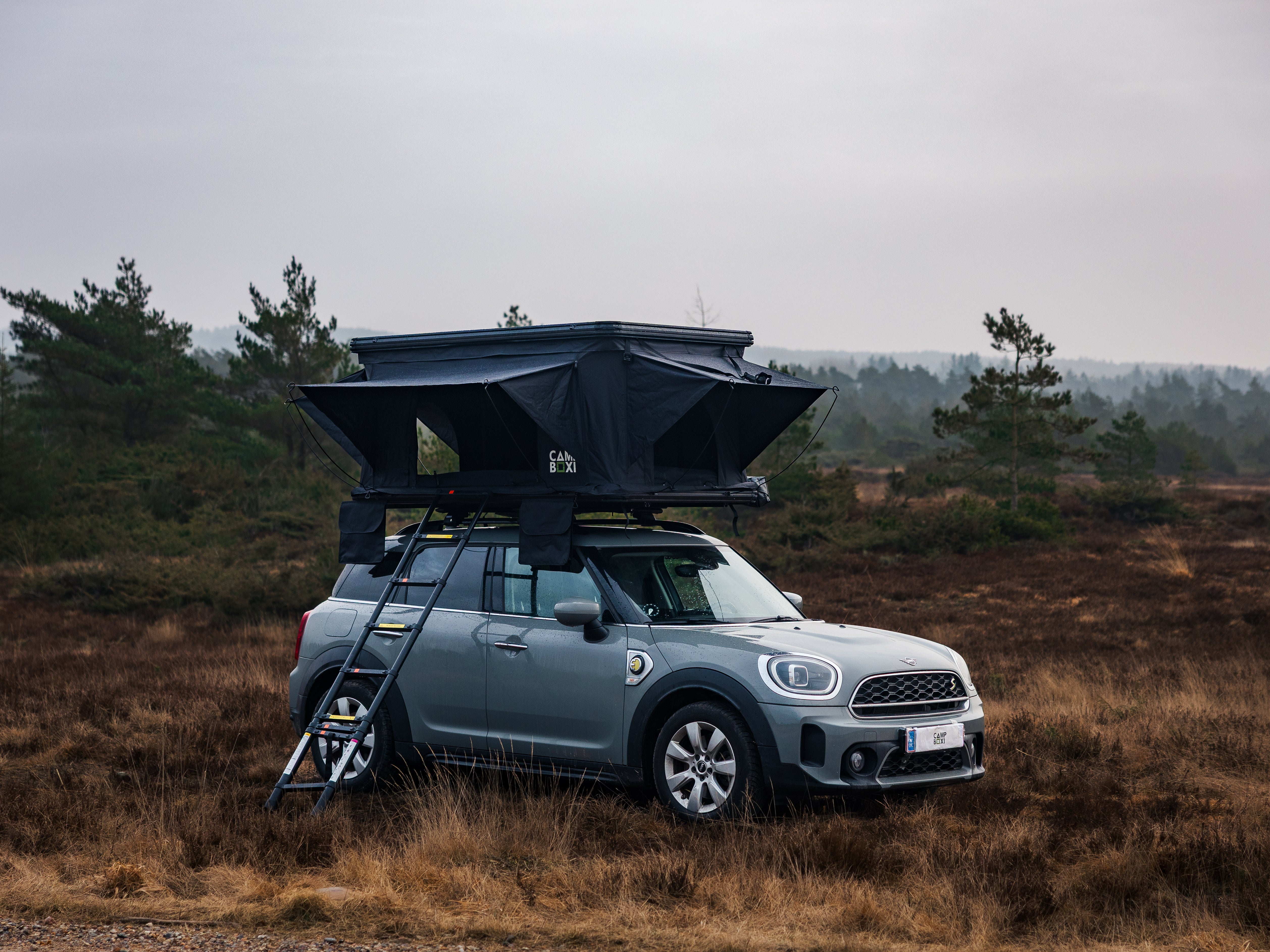 CampBoxi Aero 130 roof tent - Hard-shell aluminum roof tent