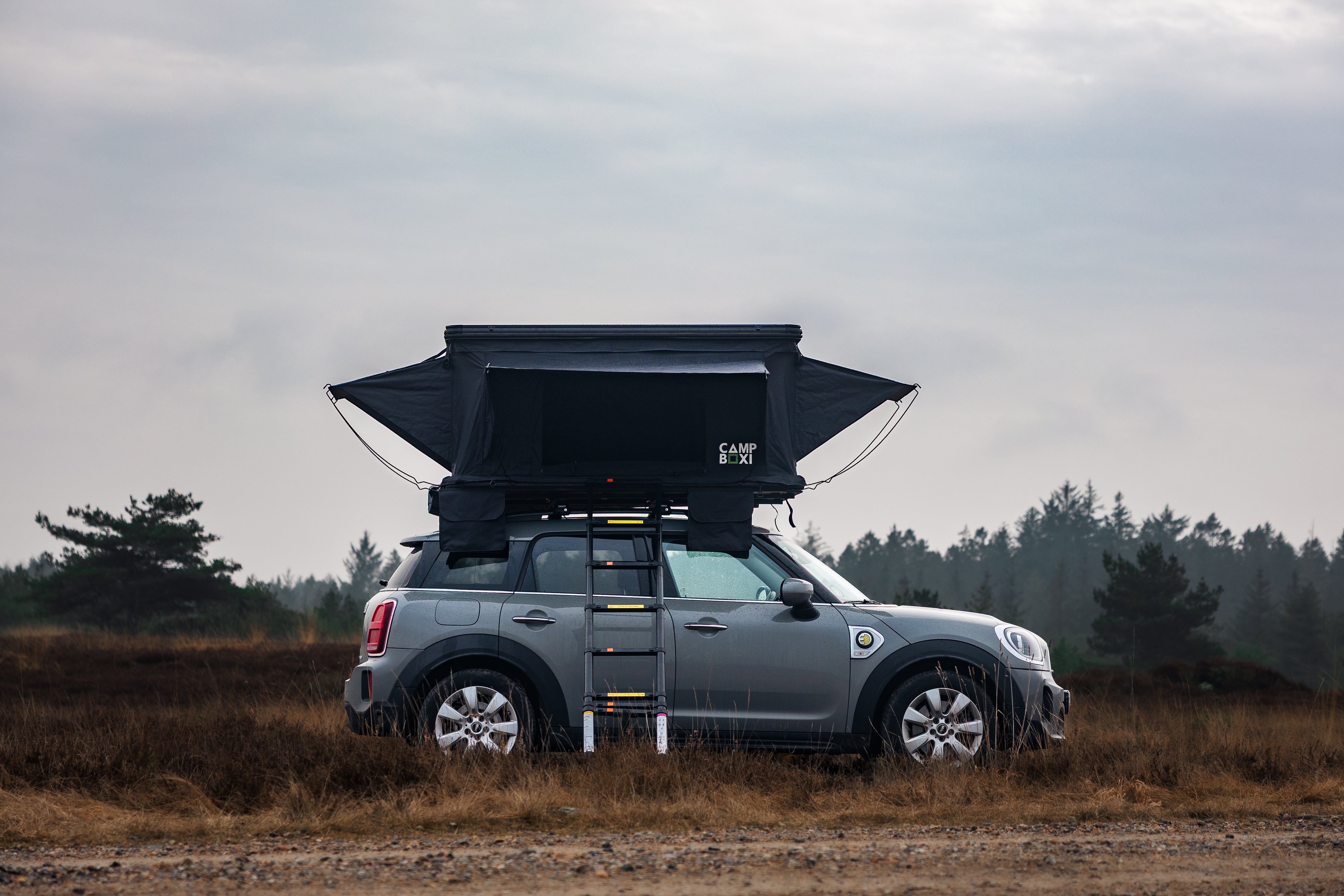 CampBoxi Aero 130 roof tent - Hard-shell aluminum roof tent