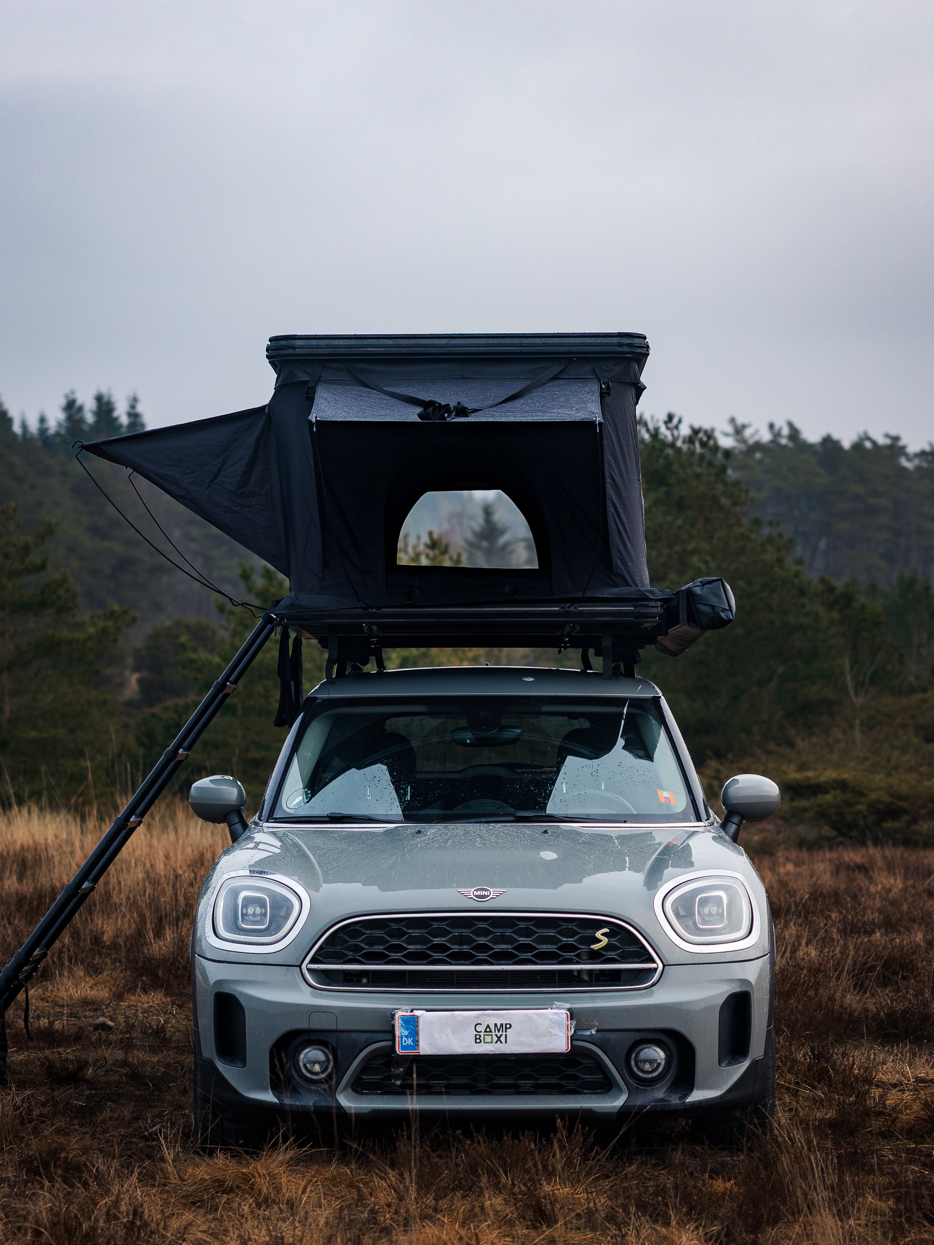 CampBoxi Aero 130 roof tent - Hard-shell aluminum roof tent