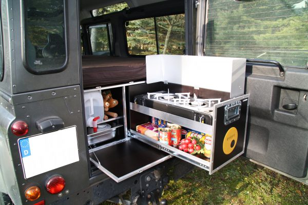 QUQUQ D-Box – Campervan-Modul für Landrover Defender