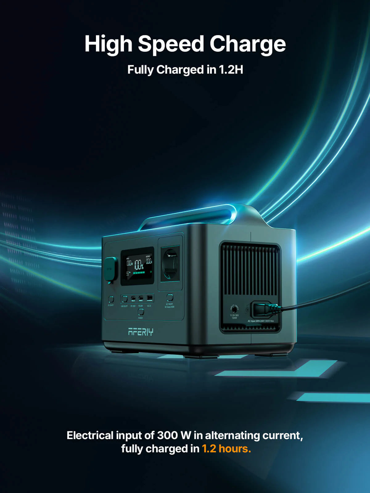 AFERIY P040 Transportabel Power Station 400W 256Wh