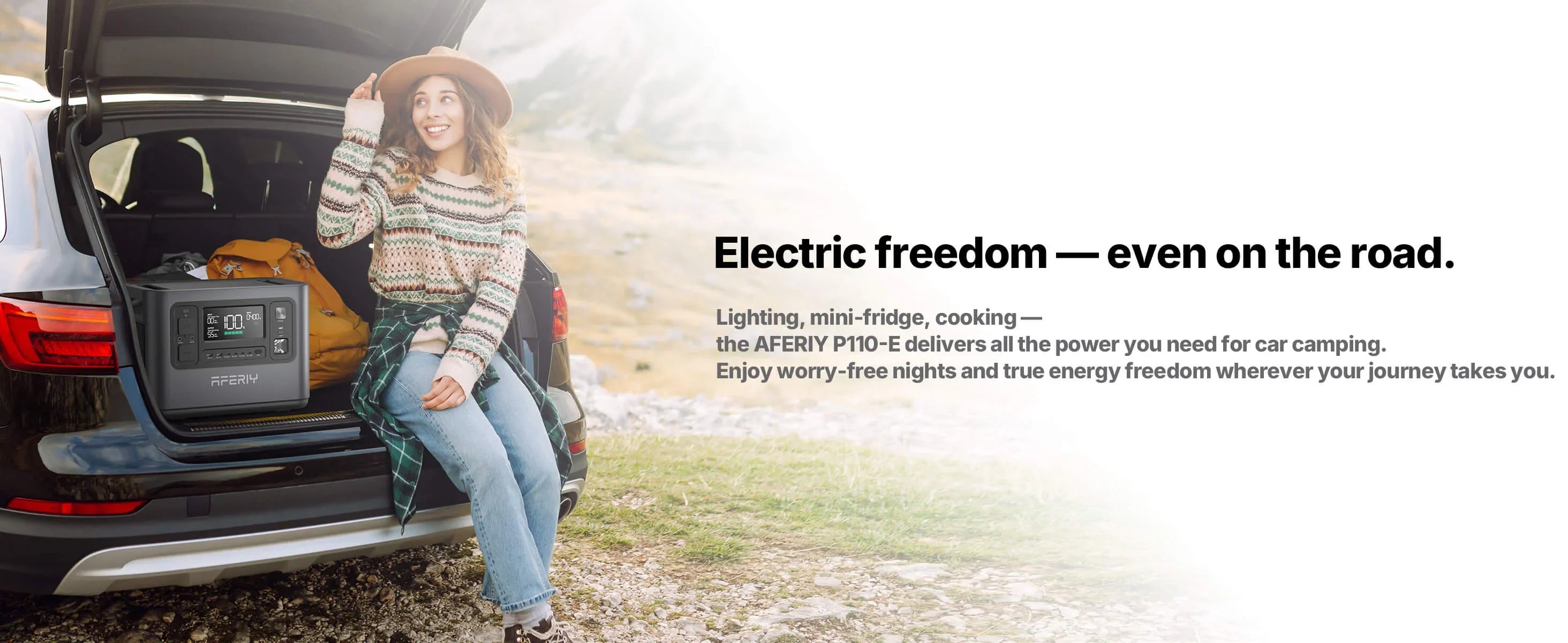 AFERIY P110-E Transportabel Power Station 1200W 1008Wh