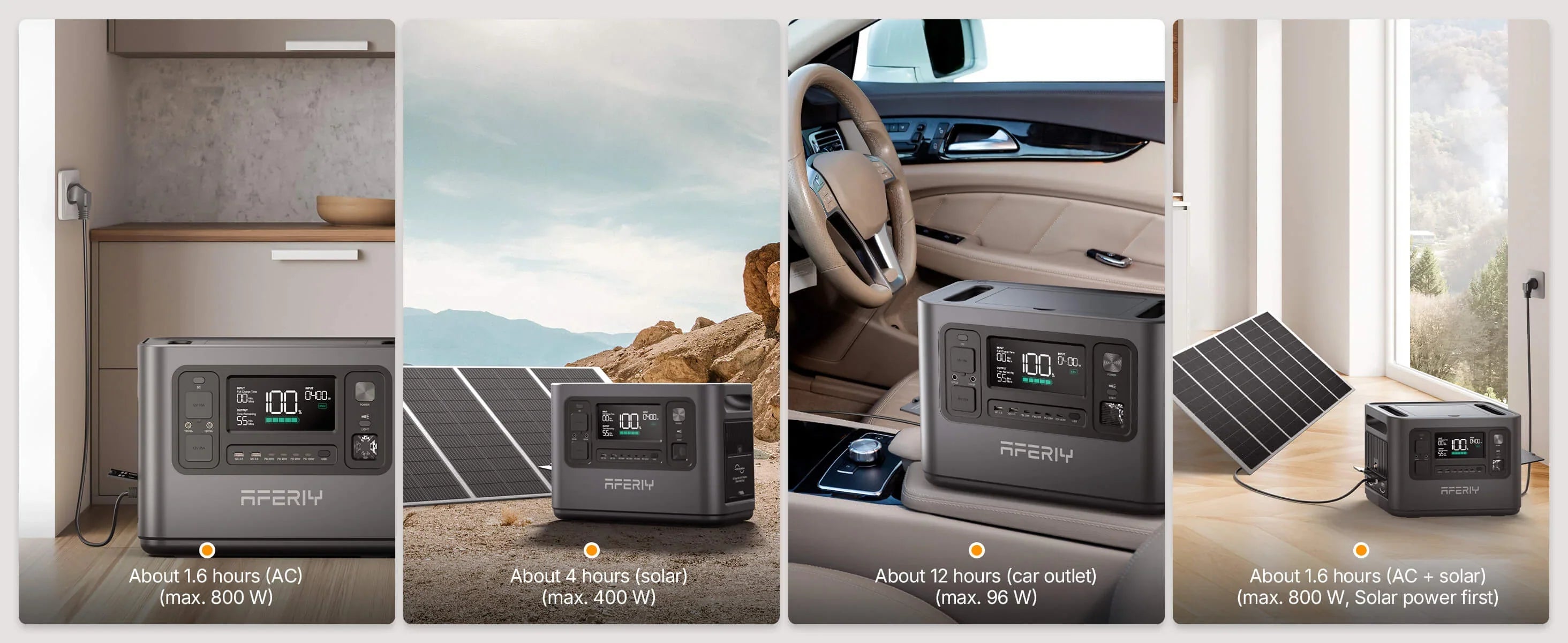 AFERIY P110-E Transportabel Power Station 1200W 1008Wh
