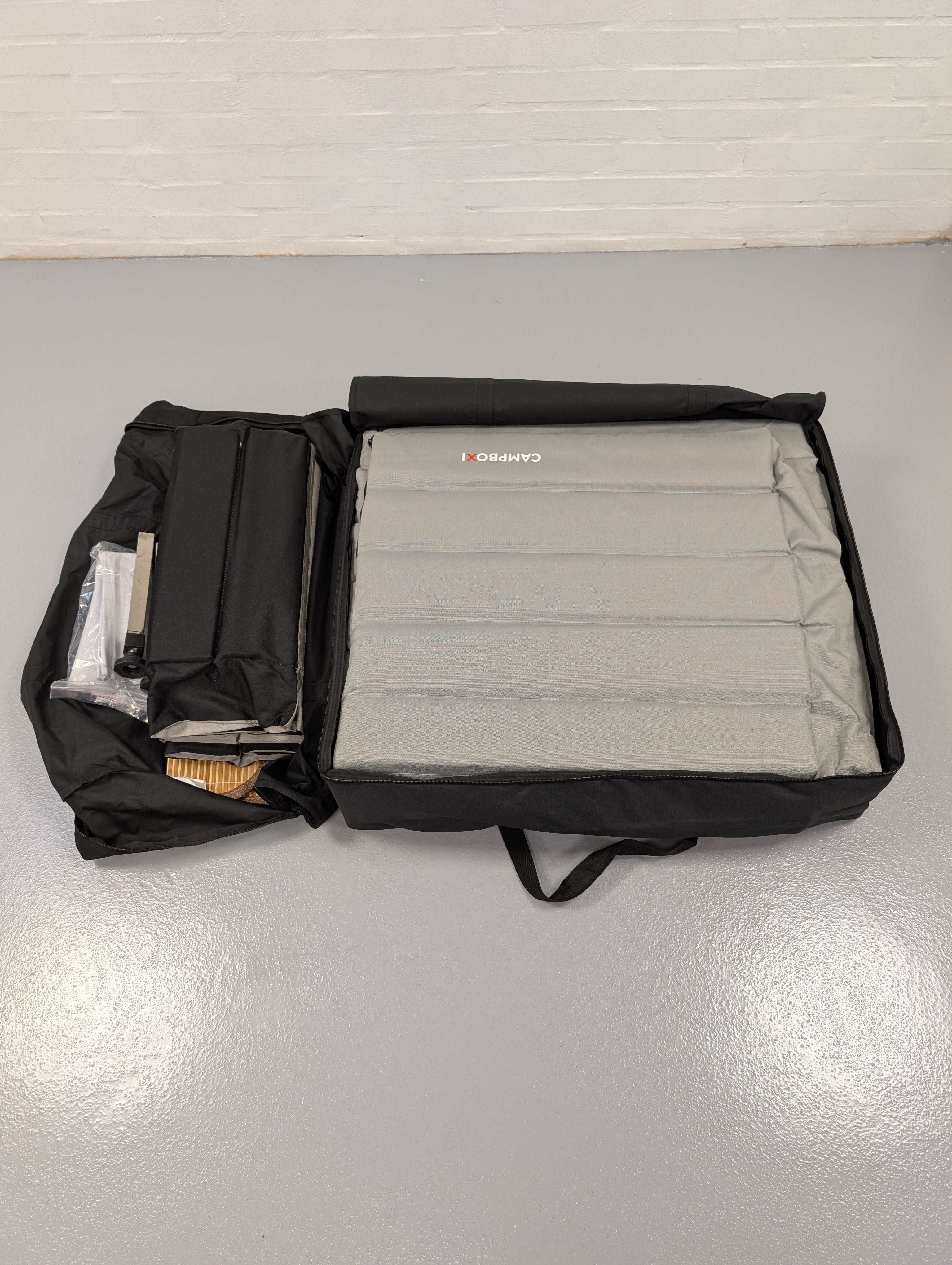 CampBoxi Unifit - Flexible and adjustable bed frame for your everyday car