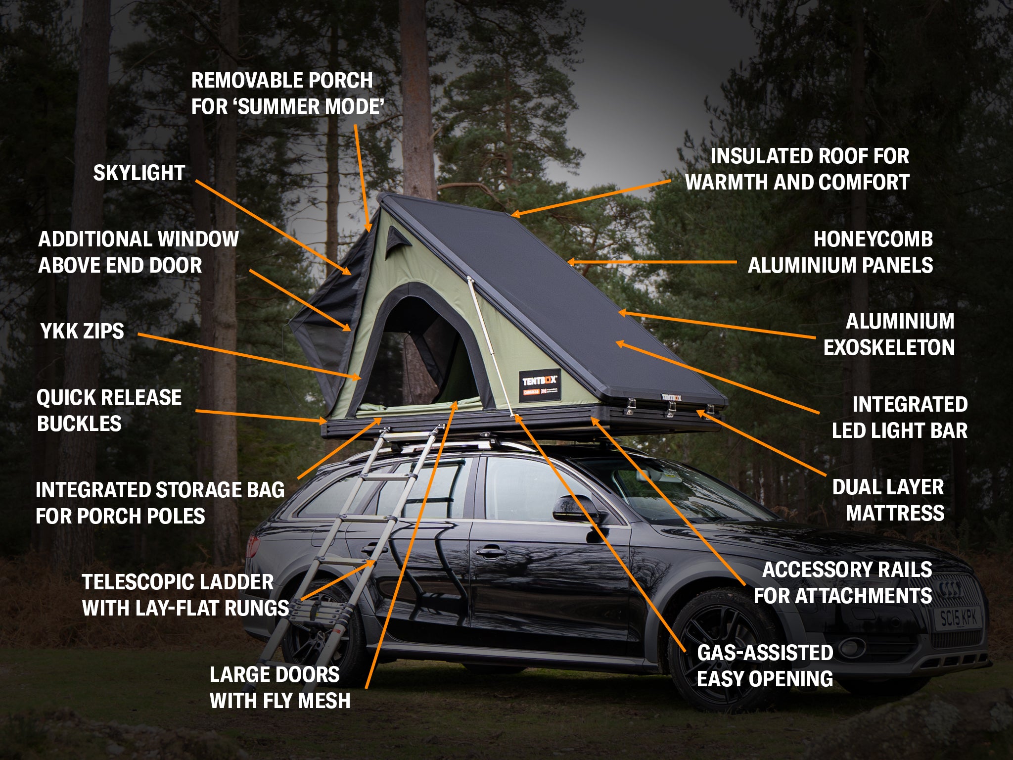above car tent TentBox Cargo