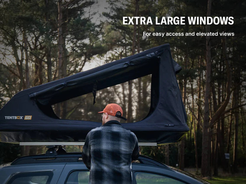 TentBox GO – The market's lightest roof tent, which can be packed into a bag