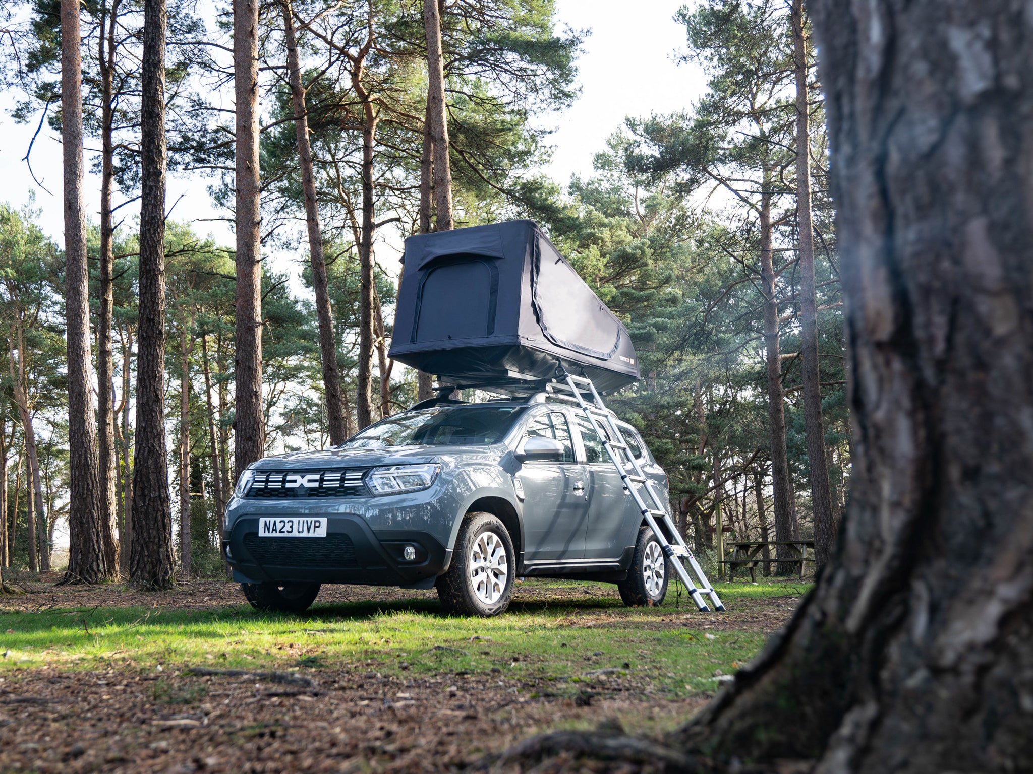 TentBox GO – The market's lightest roof tent, which can be packed into a bag